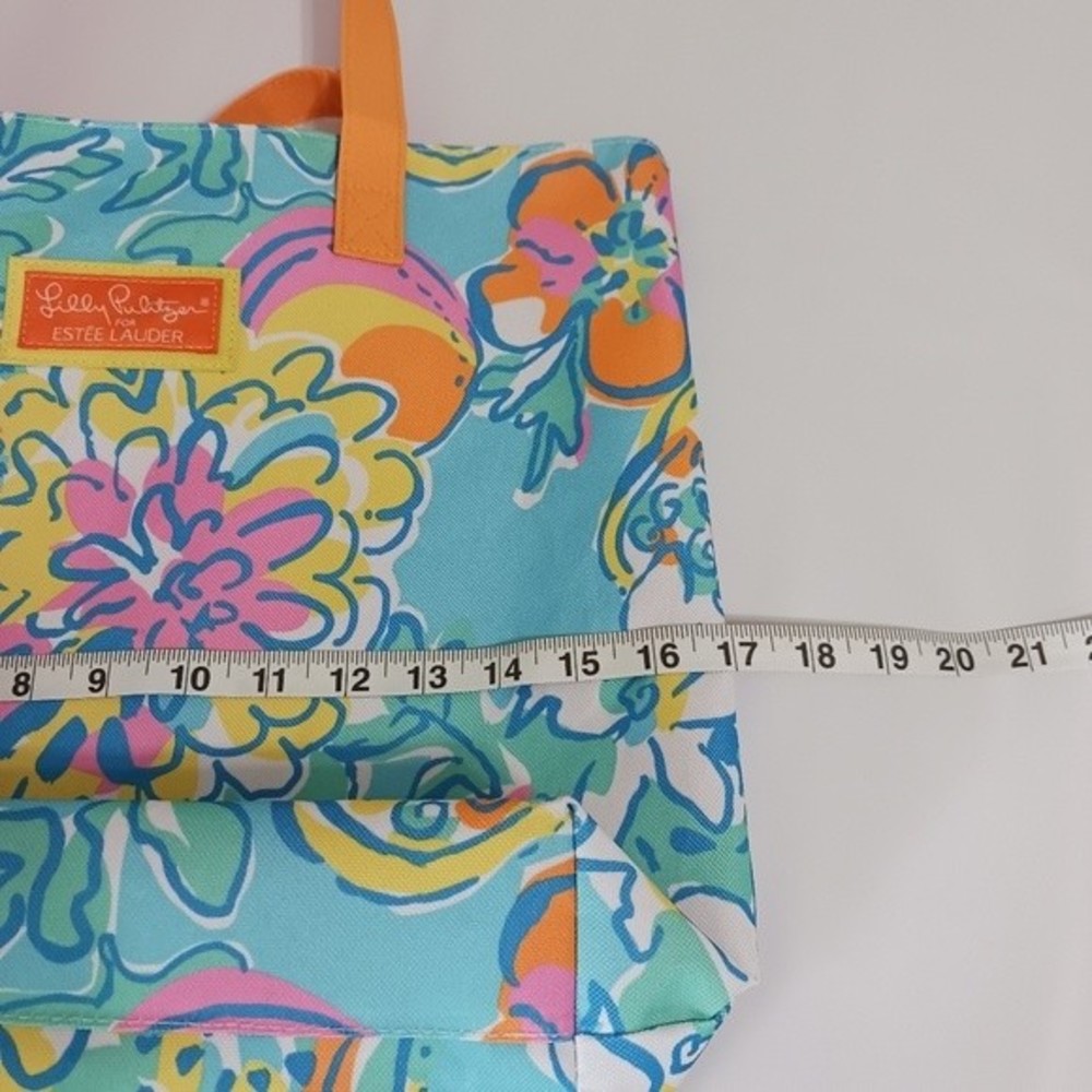Lilly Pulitzer Estee Lauder Floral Canvas Bag GWP - Picture 5 of 11